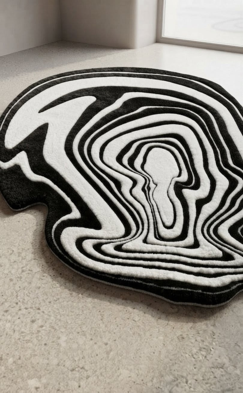 irregular or amoeba shaped
